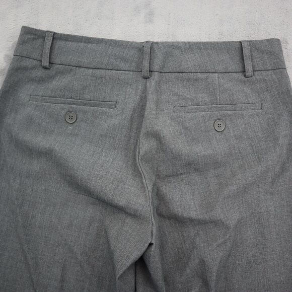 New York Company Pants Womens 0 Gray Mid Rise Stretch Wide Leg Zip Dress Pants - Picture 10 of 16